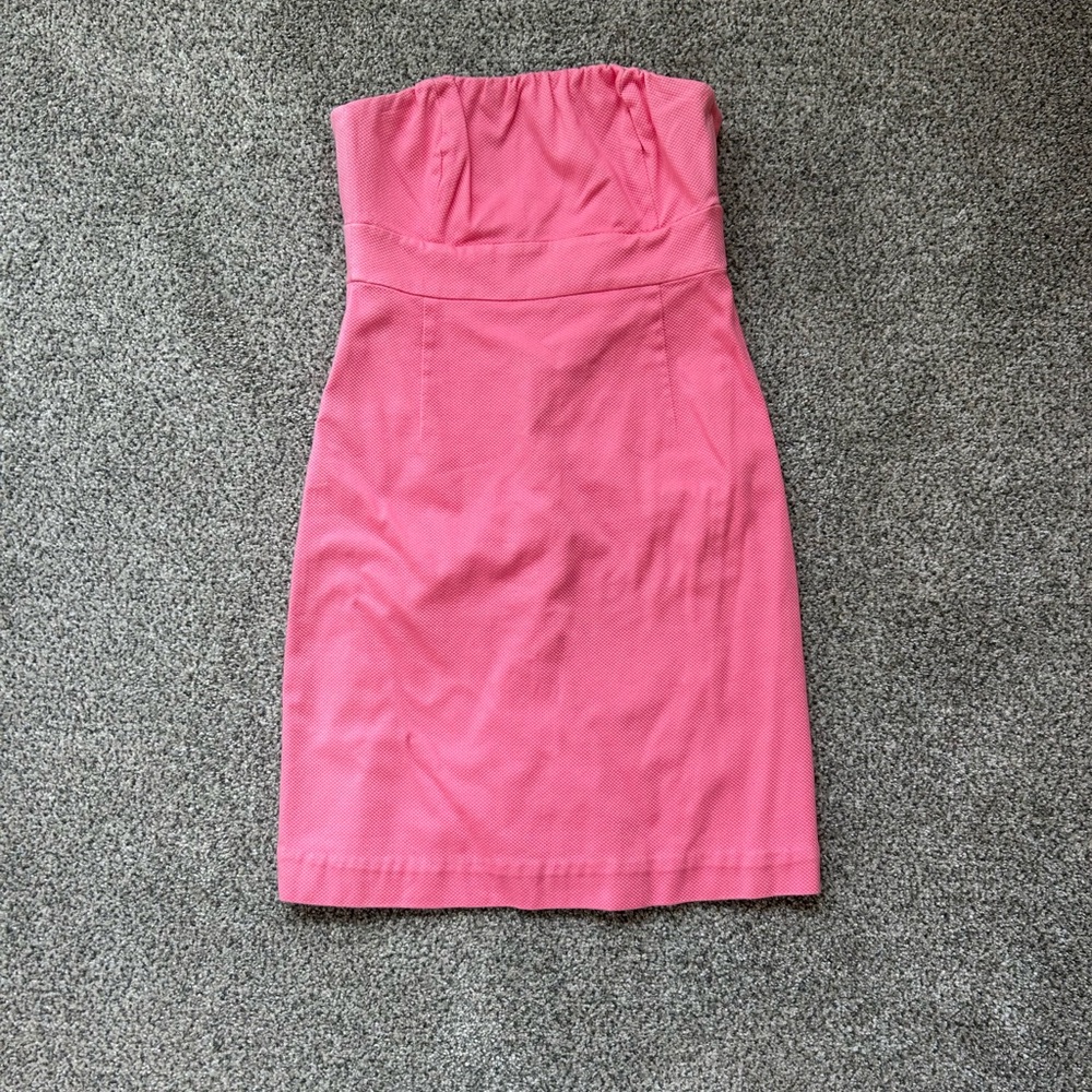 Vineyard Vines Strapless Pink Dress